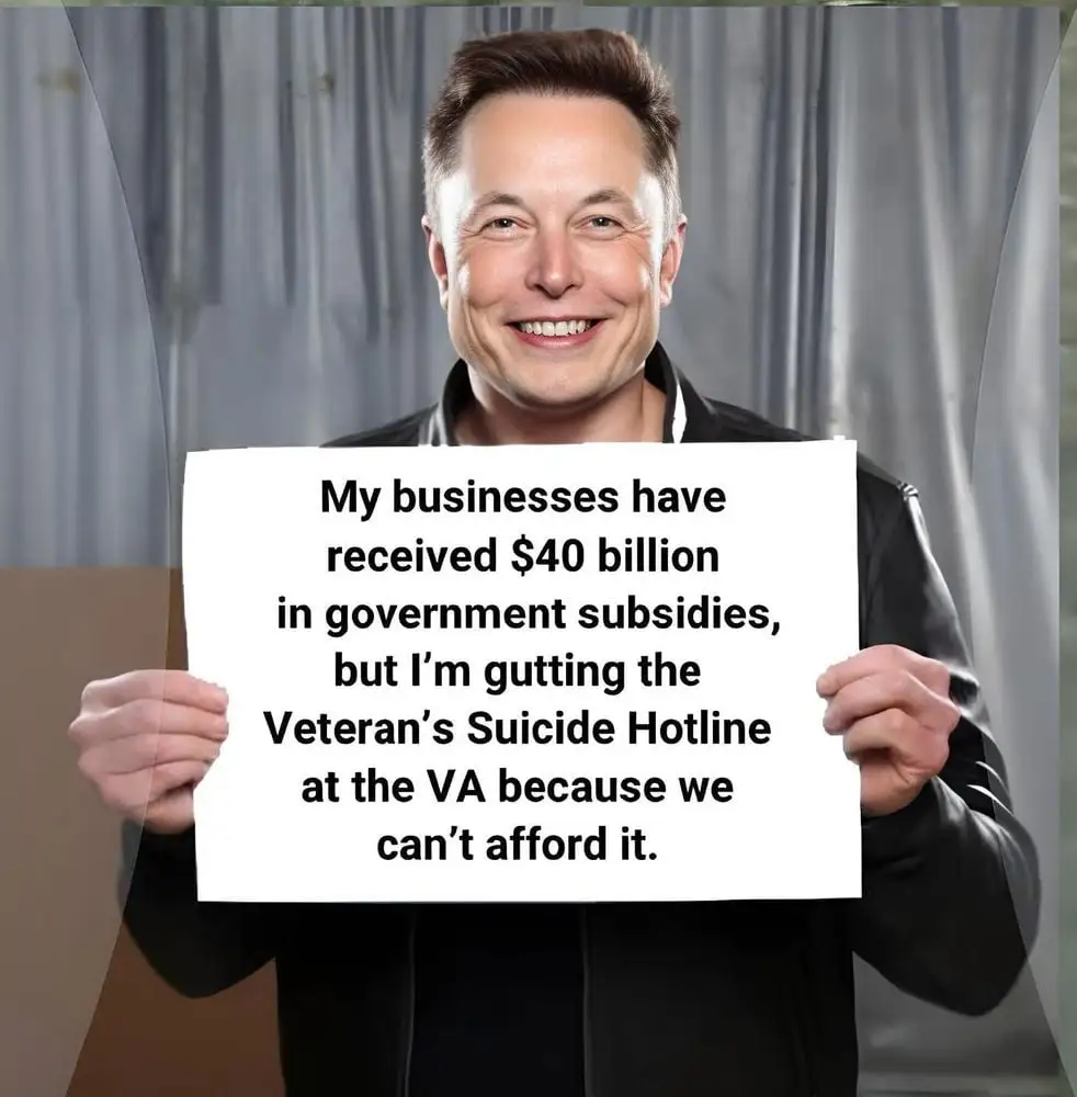 Elon Musk received $40bn in subsidies but wants to cut welfare 