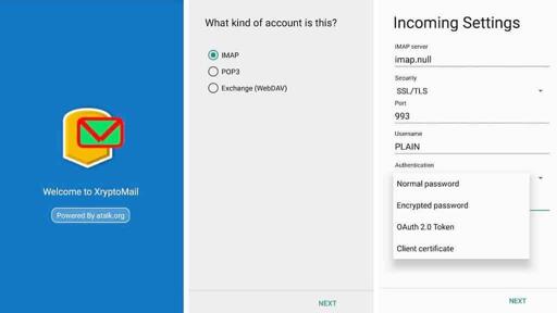 XryptoMail, un client mail per Android